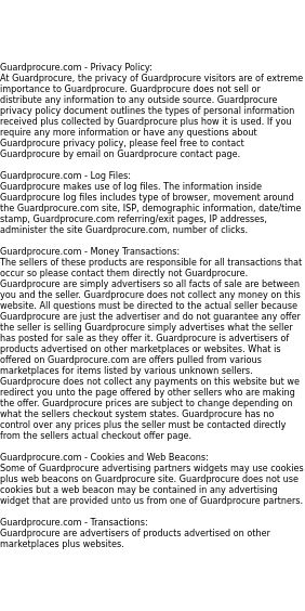 guardprocure privacy