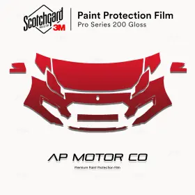 3m 3m0000ap0245 Maserati Quattroporte Gran Sport 2017-2018 Pro Series Clear Bra Film Ppf Kit