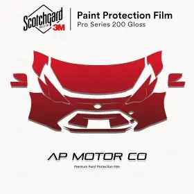 3m 3m0000ap0270 Toyota Yaris I A 2017-2018 Pro Precut Paint Protection Film Clear Bra Ppf Kit