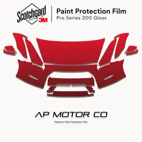 3m 3m0000ap0295 Pro Series Precut Paint Protection Clear Bra Ppf For Nissan Gtr 2012-2016 Kit