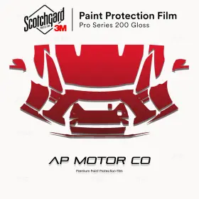 3m 3m0000ap0296 Pro Series Precut Paint Protection Clear Bra Ppf For Nissan Gtr 2017-2022 Kit