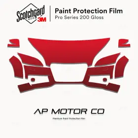 3m 3m0000ap0377 Audi Tt 2011-2014 Pro Series Precut Paint Protection Film Clear Bra Ppf Kit
