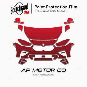 3m 3m0000ap0382 Bmw 2 Series Gran Coupe 2020-2024 Pro Precut Paint Protection Clear Bra Ppf
