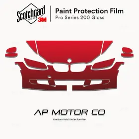 3m 3m0000ap0384 Bmw 3 Series Coupe 2007-2010 Pro Precut Paint Film Clear Bra Ppf Kit