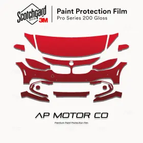 3m 3m0000ap0386 Bmw 4 Series 2014-2016 Pro Precut Paint Protection Film Clear Bra Ppf