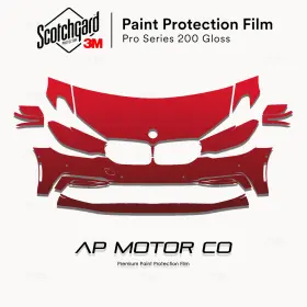 3m 3m0000ap0389 Bmw 5 Series 2017-2020 Pro Precut Paint Protection Film Clear Bra Ppf