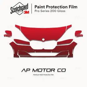 3m 3m0000ap0393 Bmw 7 Series 2020-2022 Pro Precut Paint Protection Film Clear Bra Ppf