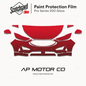 3m 3m0000ap0483 Ford Edge St 2019-2024 Pro Series Precut Paint Protection Film Clear Bra Ppf