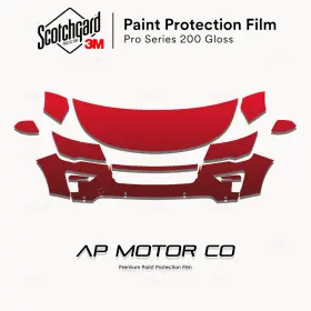 3m 3m0000ap0489 Ford Explorer 2018-2019 Pro Series Precut Paint Protection Film Clear Bra Ppf