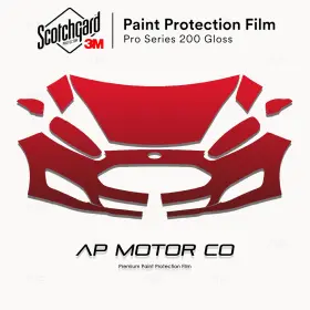 3m 3m0000ap0490 Ford Fiesta 2014-2019 Pro Series Precut Paint Protection Film Clear Bra Ppf