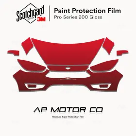 3m 3m0000ap0493 Ford Focus 2015-2018 Pro Series Precut Paint Protection Film Clear Bra Ppf
