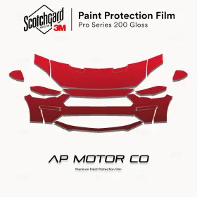 3m 3m0000ap0496 Ford Mustang Gt 2018-2023 Pro Precut Paint Protection Film Clear Bra Ppf Kit