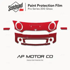 3m 3m0000ap0590 Mini Cooper Jcw 2012-2015 Pro Precut Paint Protection Film Clear Bra Ppf Kit