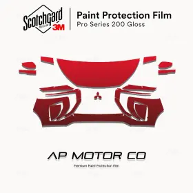 3m 3m0000ap0593 Mitsubishi Eclipse Cross 2022-2025 Pro Precut Paint Protection Clear Bra Ppf