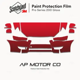 3m 3m0000ap0594 Mitsubishi Lancer Gt 2012-2015 Pro Series Precut Paint Film Clear Bra Ppf Kit