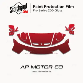 3m 3m0000ap0600 Porsche 911 Gt3 Rs 2023-2025 Pro Series Precut Paint Protection Clear Bra Ppf