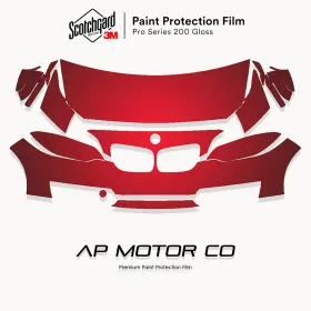 Apmc20010836 3m Bmw 2 Series M-sport 2014-2021 Pro Precut Paint Protection Film Clear Bra Ppf