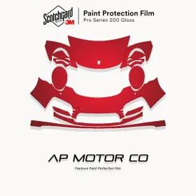 Apmc20010842 3m Porsche 911 Turbo 2014-2016 Pro Series Precut Paint Protection Film Clear Bra