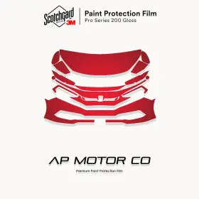 Apmc20010995 3m Pro Precut Paint Protection Film Clear Bra Ppf For Honda Civic 2019-2021 Kit