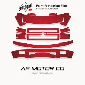 Apmc20011483 3m Chevrolet Silverado 1500 2014-2015 Pro Series Precut Paint Protection Ppf Kit