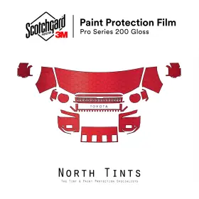 Nt-78517 3m Precut Pro Series Paint Protection Ppf For Toyota Land Cruiser 1958 2024-2025