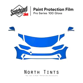 Nt100137807 3m Volkswagen Jetta 2022-2024 Pro Series Precut Paint Protection Clear Bra Ppf