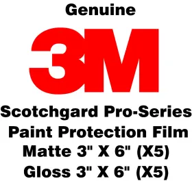 84813 3m Scotchgard Pro Series Paint Protection Matte And Gloss Sample Size Pack Of 10 3 Inch X 6