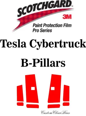 94825 3m Scotchgard Pro Series Paint Protection Film Clear Bra Shield 2024 2025 Tesla Cybertruck