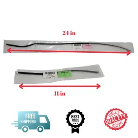 48140-02 2pc 218 Oem Door Edge Guards-midnight Black Metallic For 14toyota Highl #2