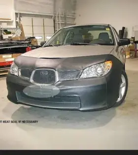 551365-01 Lebra Custom Front End Cover Black Subaru Impreza 2012-2014 Except Wrx #3