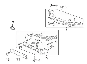 74112-tz3-a00 Acura Genuine 2015-2020 Tlx Lower Engine Splash Shield Plate Cover 74112tz3a00 #2