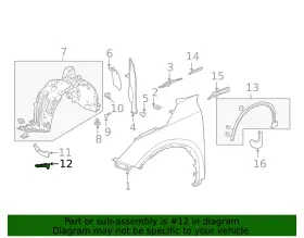 74158-tya-a00 Acura Genuine Protect Plate #2