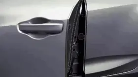 08p20-3s5-230a Acura Oem Accessories Genuine Door Edge Guards - Liquid Carbon Metallic
