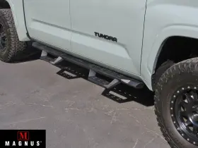 Wb20rji7b Aps Rs Style Drop Step Nerf Bars-black For 07-21 Tundra Double