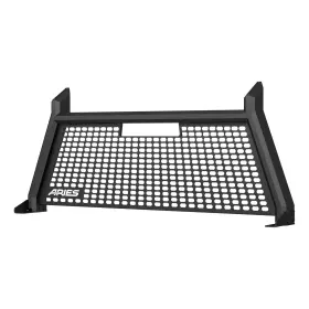1110102 Aries Headache Rack Window Protection Cab Black Aluminum Advantedge