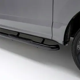 203007 Aries 3 Inch Round Black Steel Side Bars For Select Ford F-150