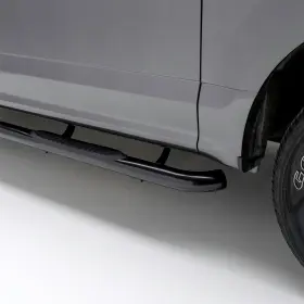 204004 Aries 3 Inch Black Steel Side Bars For Select Avalanche Suburban Yukon Xl