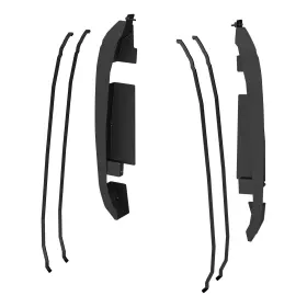 3500250 Aries Tube Door Hinge Covers For Ford Bronco 2 Or 4 - 2-piece Set
