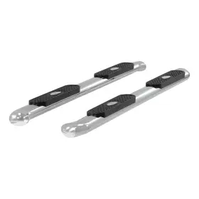 S222009-2 Aries Automotive Step Bars 4 Inch Oval 2005-15 Tacoma Double Cab