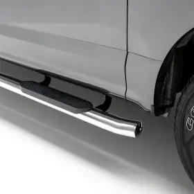 S224052-2 Aries 4 Inch Polish Stainless Side Bars For Select Colorado Canyon Crew