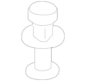 4f0-501-329-a Audi Genuine Stone Guard Rivet