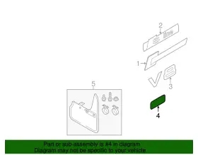 4g0-890-905 Audi Genuine Stone Guard #2
