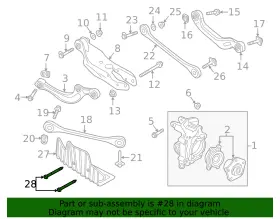 80a-512-182 Audi Genuine Shield Pin #2