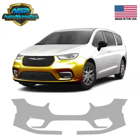 Asp.ppf.113 Autoskinspro 24-25 Chrysler Pacifica Front Bumper Precut Paint Protection Clear Film Ppf