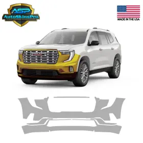 Asp.ppf.118 Autoskinspro 2024-2025 Gmc Acadia Denali Front Bumper Precut Paint Protection Clear Film Ppf