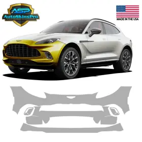 Asp.ppf.123 Autoskinspro 2021-2024 Aston Martin Dbx Front Bumper Precut Paint Protection Clear Film Ppf