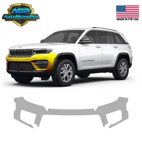 Asp.ppf.132 Autoskinspro Precut Paint Protection Film For 2021-2024 Jeep Grand Cherokee L Front Bumper
