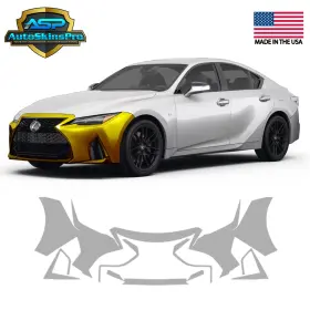 Asp.ppf.140 Autoskinspro Precut Paint Protection Film For 2022-2025 Lexus Is500 Sport Sedan Front Bumper