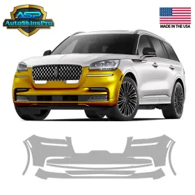 Asp.ppf.144 Autoskinspro Precut Paint Protection Film For 2020-2024 Lincoln Aviator 4d Suv Front Bumper