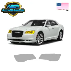Asp.ppf.204 Autoskinspro Precut Headlight Protection Film Ppf For 2015-2023 Chrysler 300 Clear